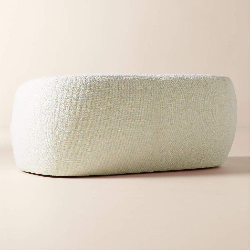 Gwyneth 68" Ivory Boucle Loveseat by goop