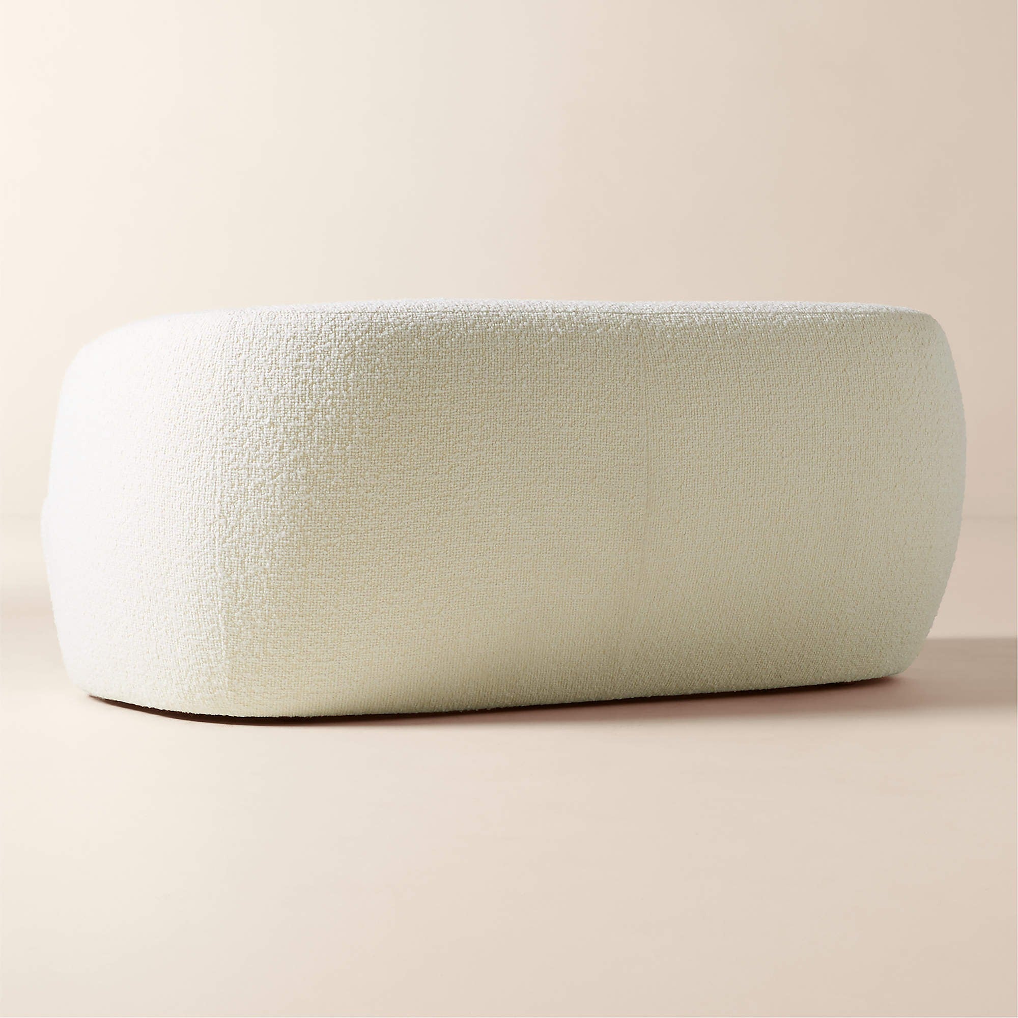 Gwyneth 68" Ivory Boucle Loveseat by goop