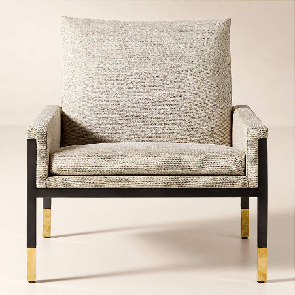 Boks Ivory Performance Fabric Accent Chair by Steen Østergaard