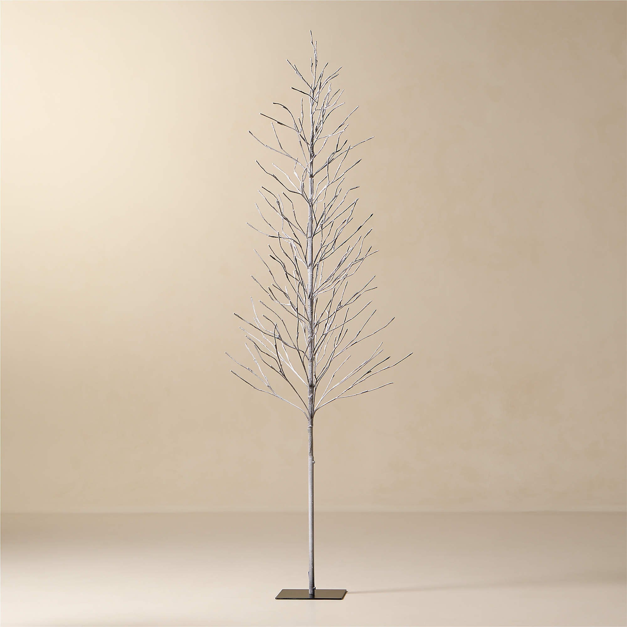Faux Birch Pre-Lit LED Tree 8'