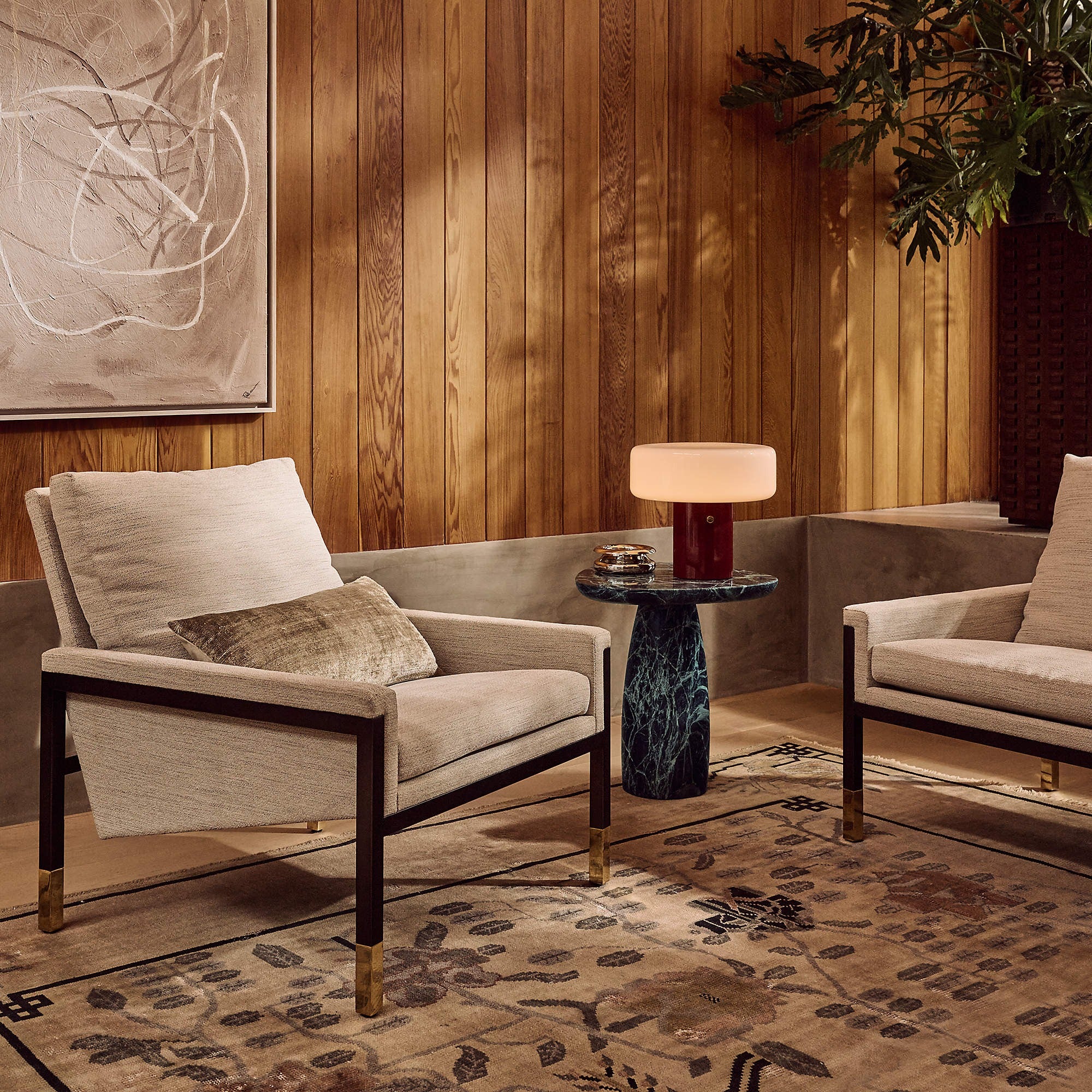 Boks Ivory Performance Fabric Accent Chair by Steen Østergaard