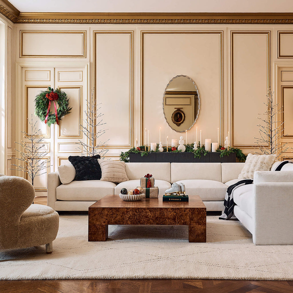 Faux Birch Pre-Lit LED Tree 8'