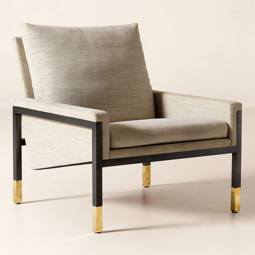 Boks Ivory Performance Fabric Accent Chair by Steen Østergaard