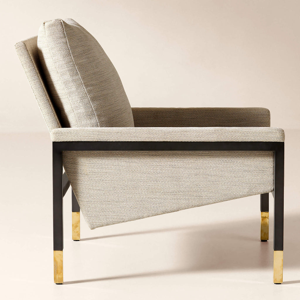 Boks Ivory Performance Fabric Accent Chair by Steen Østergaard