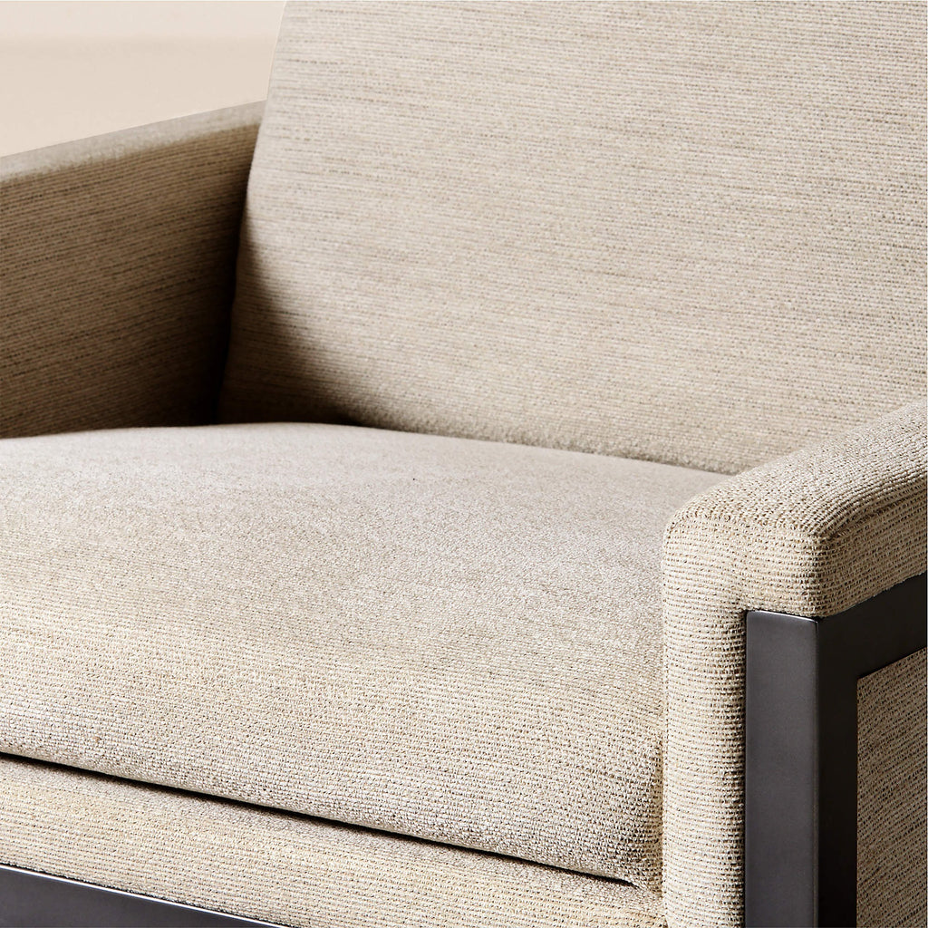 Boks Ivory Performance Fabric Accent Chair by Steen Østergaard