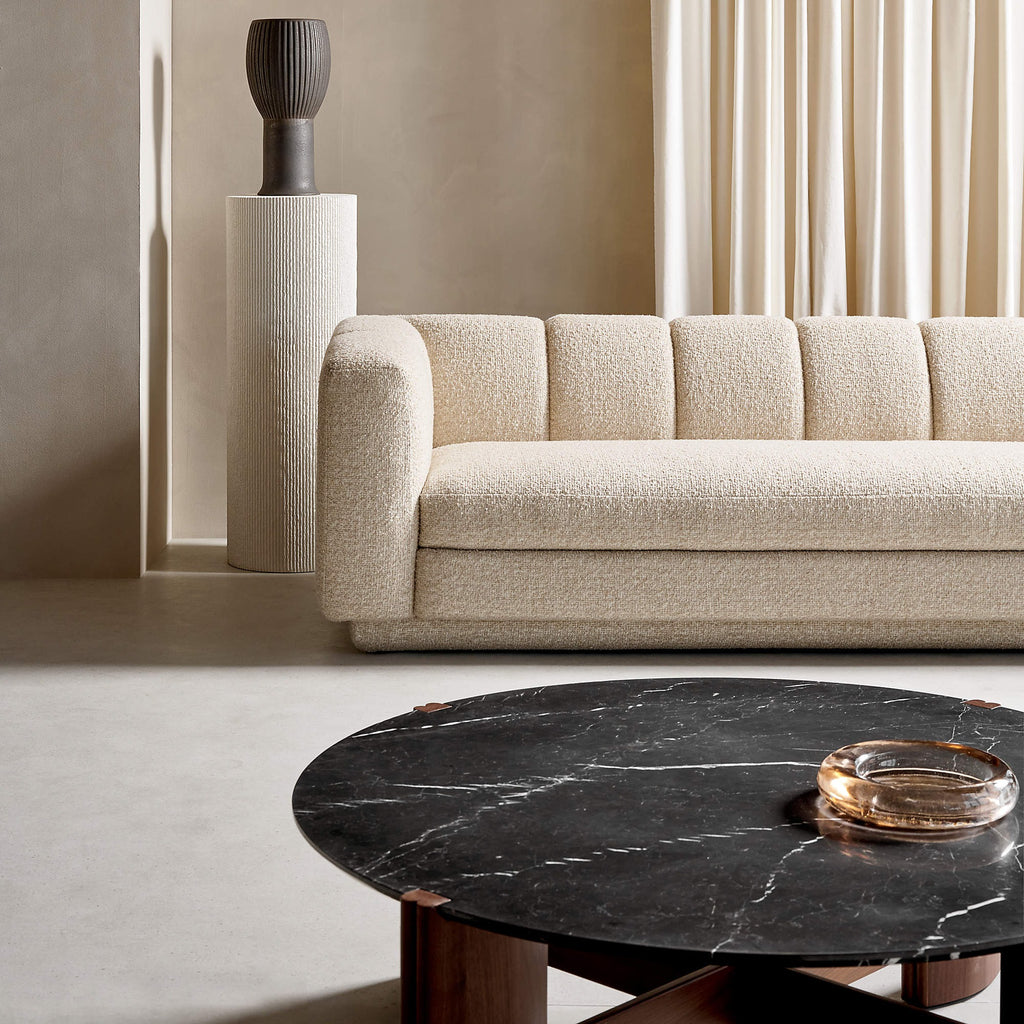 Yarrow 97.5" Camel Woven Fabric Sofa