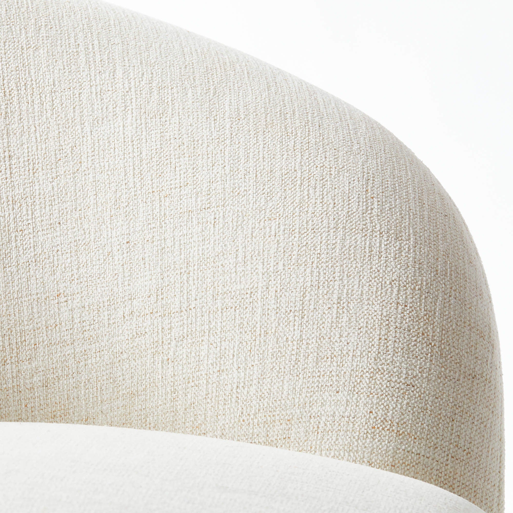 Curvo 96.5" White Performance Fabric Sofa by goop