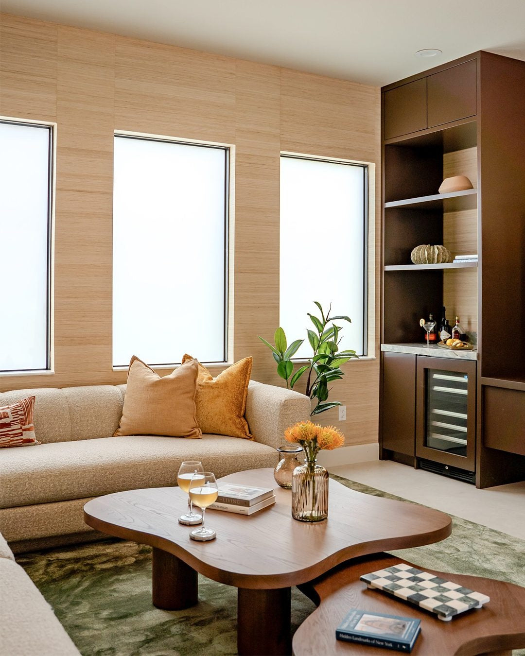 Gwyneth 68" Ivory Boucle Loveseat by goop