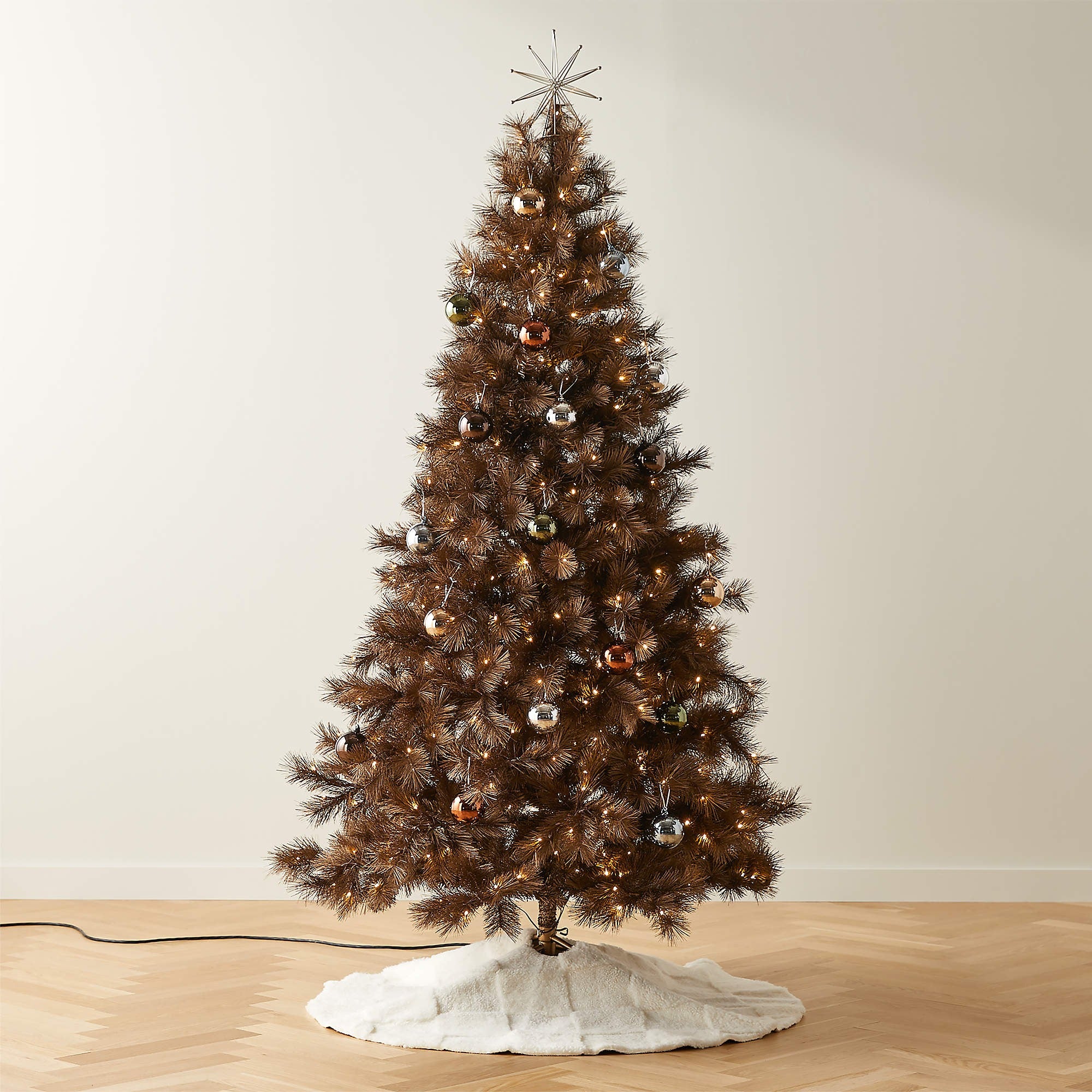 Faux Bronze Pine Christmas Tree 7.5'