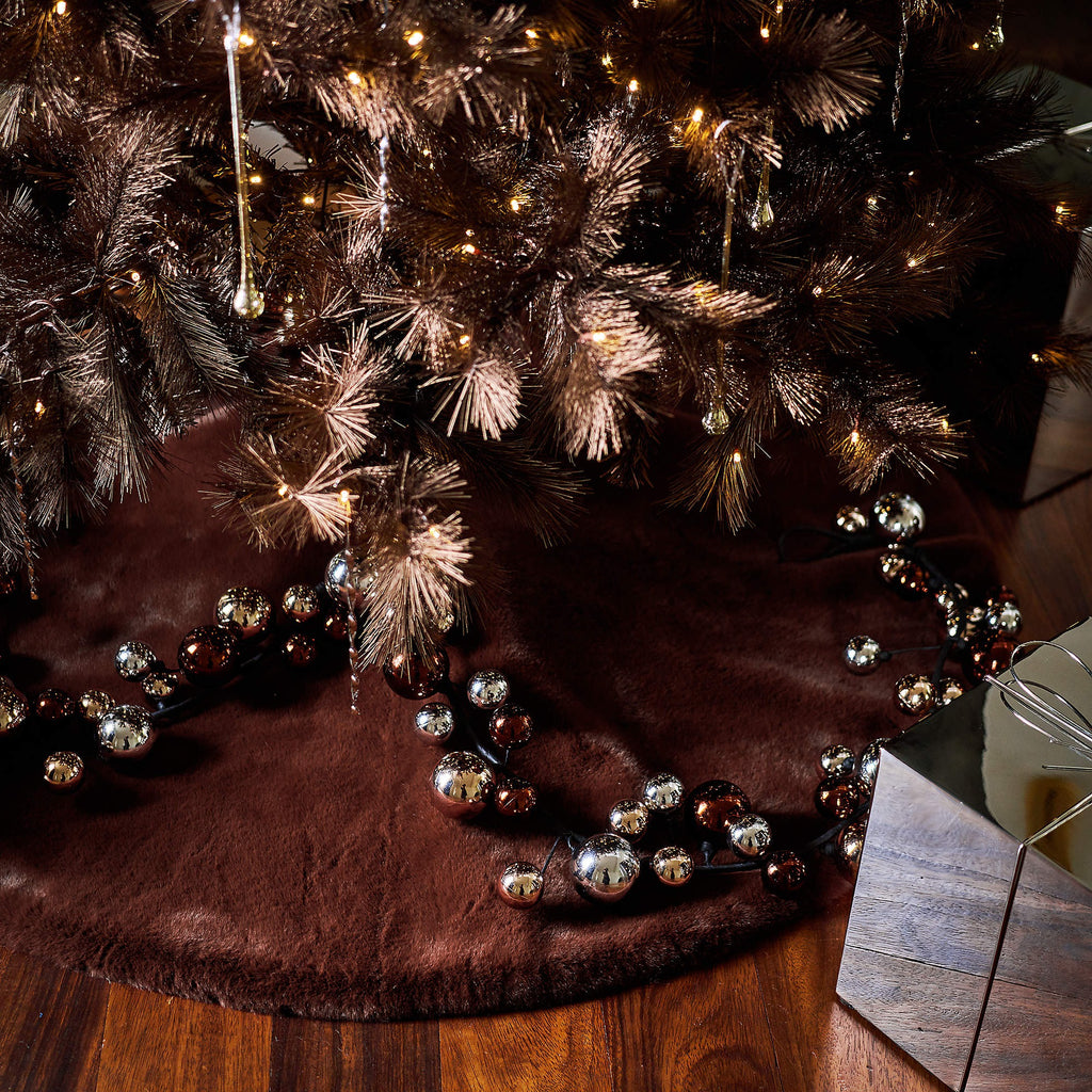 Faux Bronze Pine Christmas Tree 7.5'