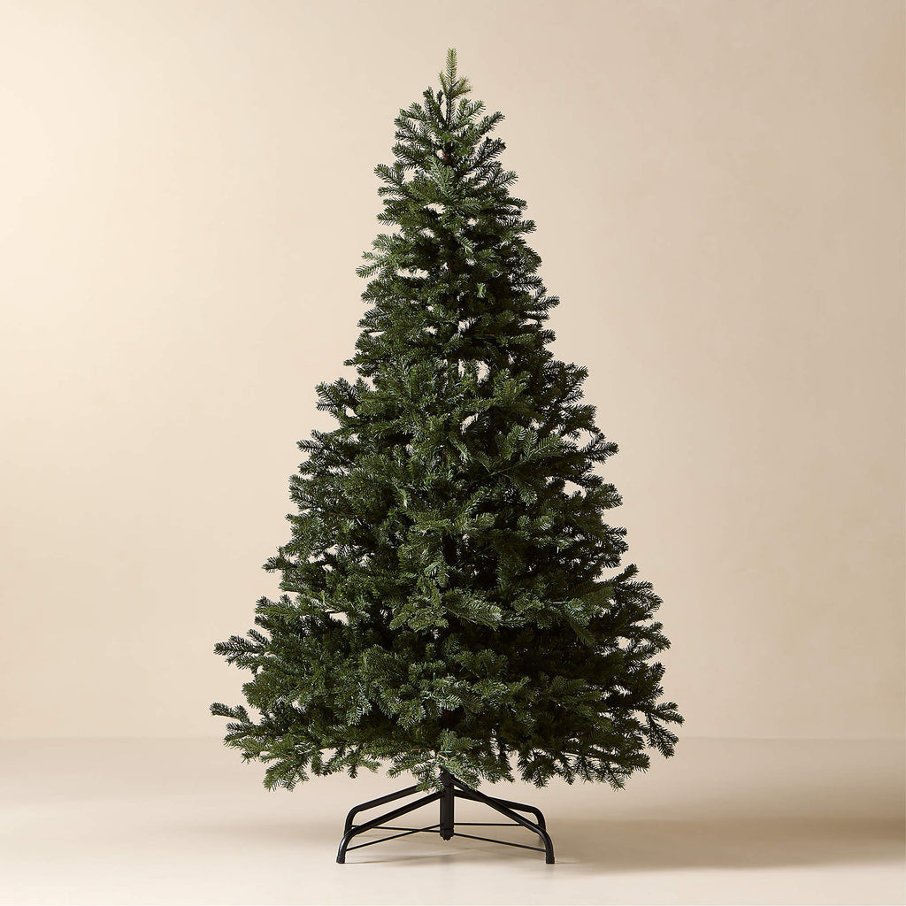 Faux Noble Fir Pre-Lit LED Christmas Tree with Warm White Lights 7.5'